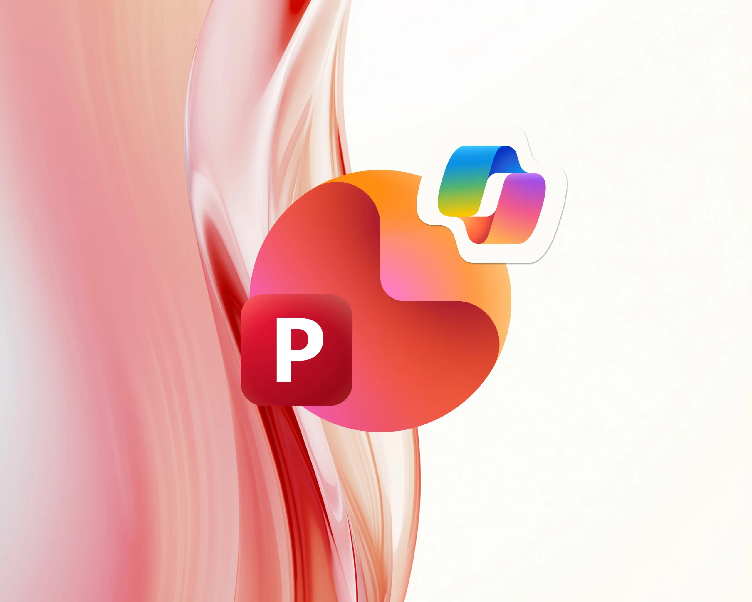 PowerPoint presentation template designed for use with Copilot